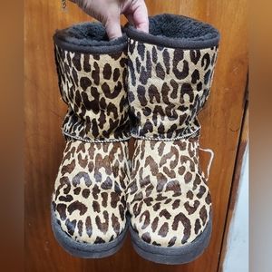 Leopard print ugg boots